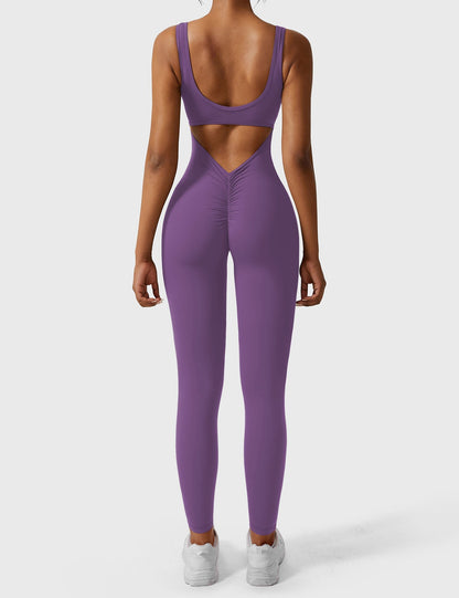 Elara – Mono elegante con espalda en V para mujer