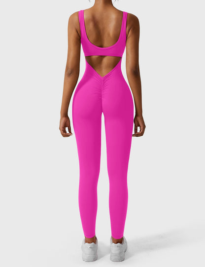 Elara – Mono elegante con espalda en V para mujer