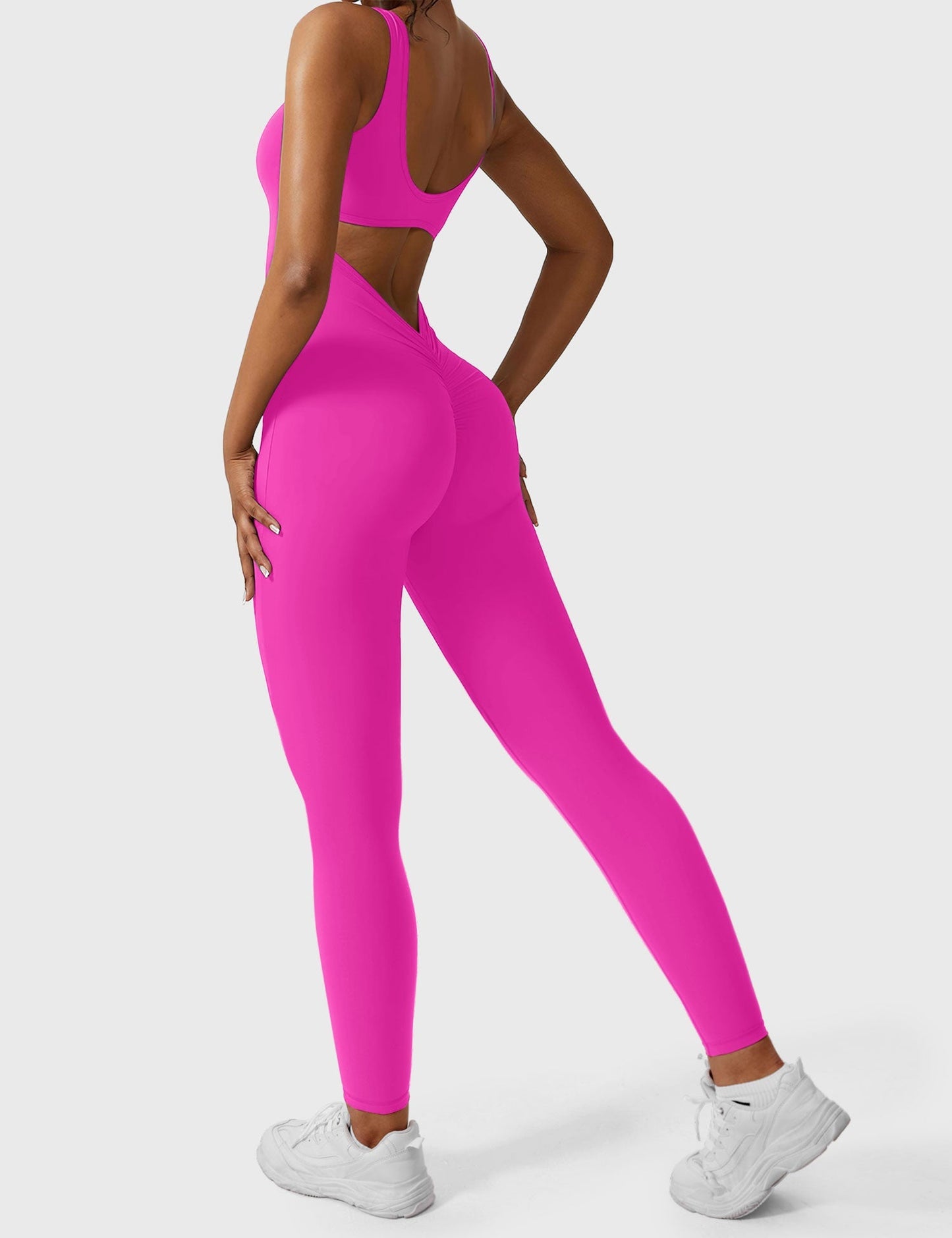 Elara – Mono elegante con espalda en V para mujer