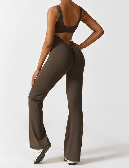 Elara – Mono elegante con espalda en V para mujer