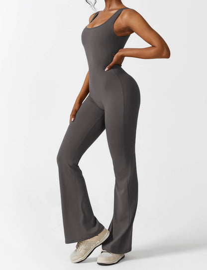 Elara – Mono elegante con espalda en V para mujer